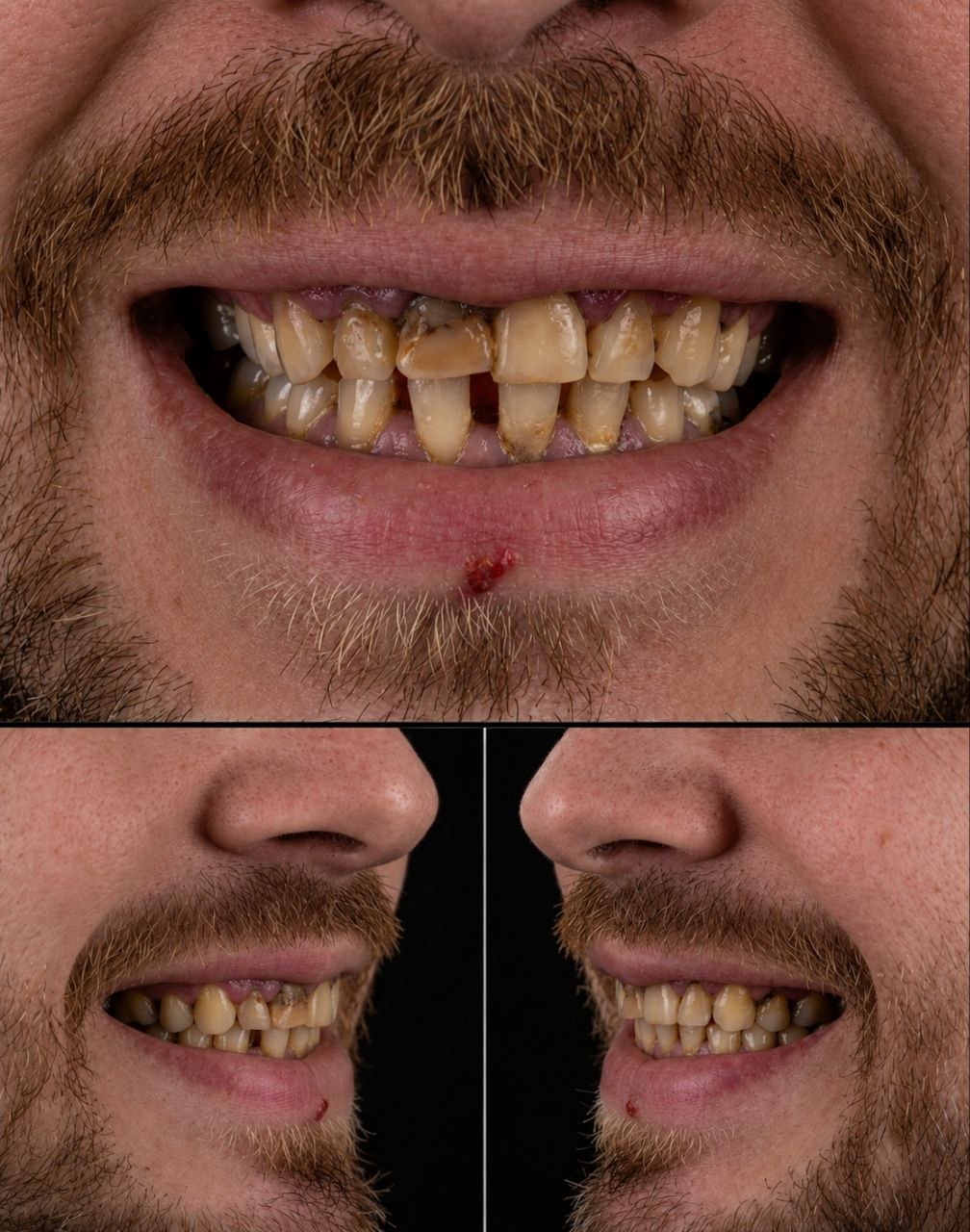 Patient before treatment